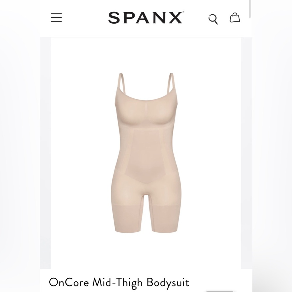 Spanx Oncore Mid-Thigh Bodysuit